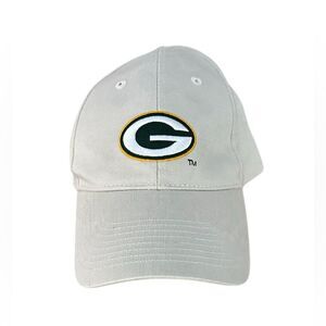 Green Bay Packers Light Tan Adjustable Baseball Cap NFL Team Logo Hat